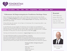 Tablet Screenshot of fondkistanfalun.se